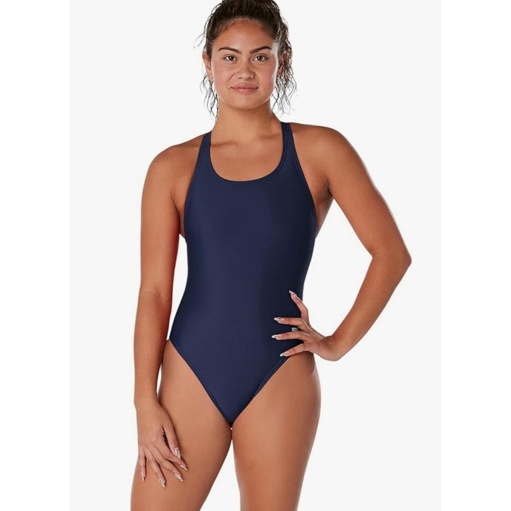 Speedo Women's Swimsuit One Piece Prolt Super Pro Team Navy - Picture 4 of 10